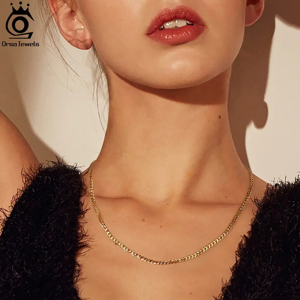 ORSA JEWELS Chain Necklace 9