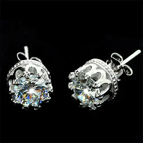 Crown Jewels Earring all set in Sterling Silver