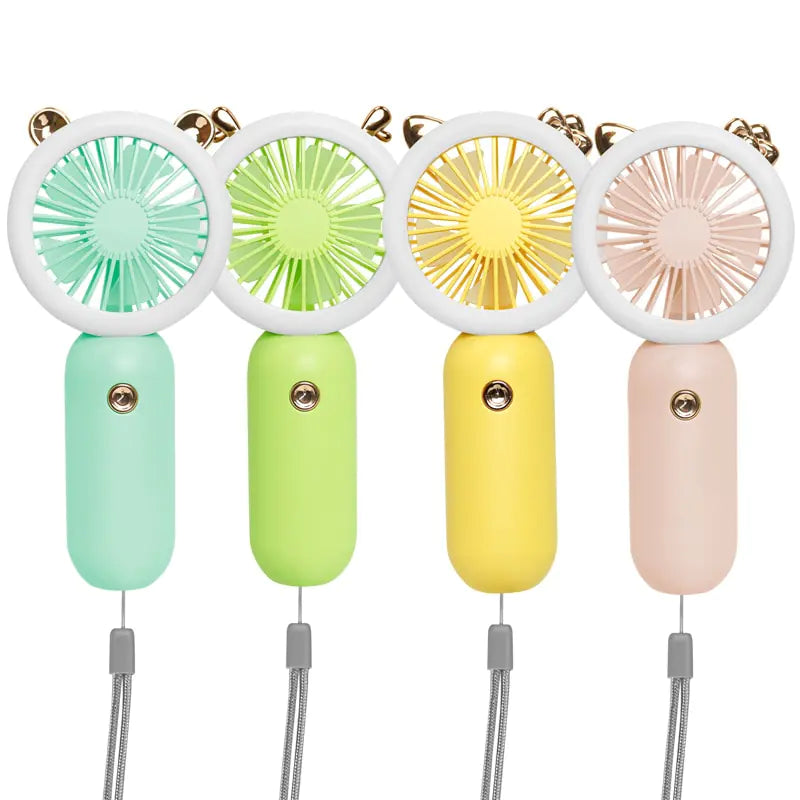 Handheld Pocket Fans USB Charging Lazy Fan Desktop Mini Fan Portable Dormitory Home Gift Student Outdoor Travel Mini Fan